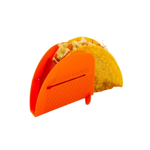 The Taco Tamer 8 Pack EZ Taco Lettuce Wrap Slider Server Holder Stand Orange - Picture 3 of 9